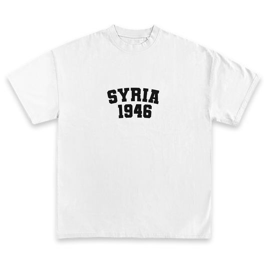 White Syria Short Sleeve T-Shirt
