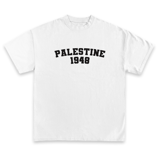White Palestine Short Sleeve T-Shirt