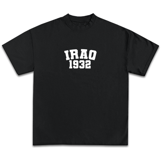 Black Iraq Short Sleeve T-Shirt