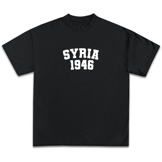 Black Syria Short Sleeve T-Shirt